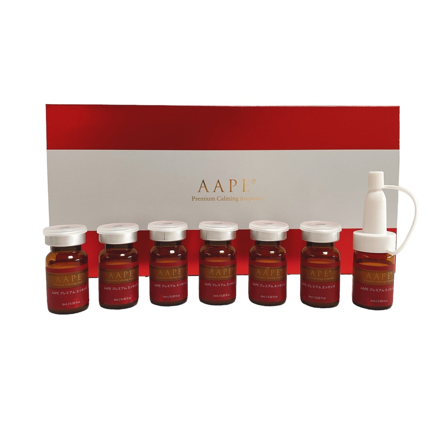 AAPE プレミアムエッセンス 6mL/本 7本入 幹細胞化粧品【トリプル エクソソーム 美容液】ヒト由来エクソソーム、鹿角由来エクソソーム、CICA（ツボ草）由来エクソソーム、究極のスキンブースター